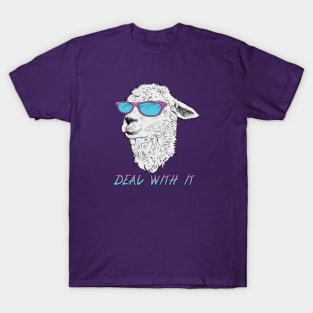 Deal With It Alpaca T-Shirt